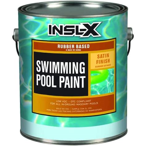 insl x swimming pool paint home depot